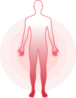 Ilustrace osoby symbolizující 180 dní užívání